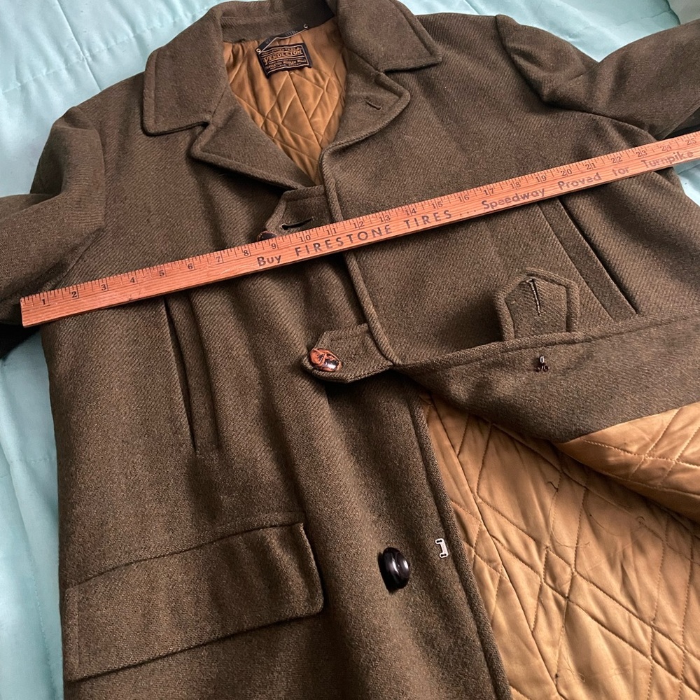 Pendleton vintage mackinaw wool coat. Great condition, some flaws.